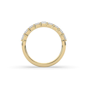 Anillo de Diamante Ligero de 14KT/10KT, 1.80Ct, Corte Esmeralda Brillante, Estilo Único, Anillo de Compromiso/Boda para Ella - Product Image 2