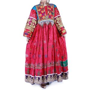 Vintage ethnique Kuchi robes Afghan/Pakistan traditionnel fête porter dentelle paillettes décoration multicolore traditionnel Kuchi robe - Product Image 2