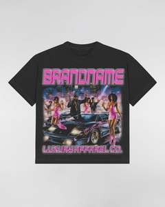 เสื้อยืดแฟชั่นสปอร์ตพิมพ์ลายตามสั่ง ดีไซน์ไม่ซ้ำใคร ขายส่ง ผ้าฝ้าย 100% คอกลม ทรงหลวมสำหรับผู้ชาย - Product Image 4