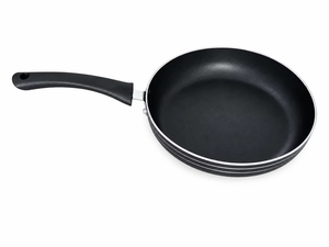 Poêle à frire antiadhésive en aluminium 24 cm 26 cm, poêle profonde avec long manche pour faire frire le riz, sauter les aliments et la cuisson quotidienne - Product Image 1
