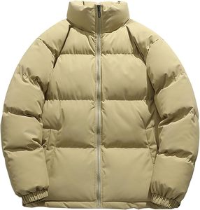 Chaqueta de Invierno Acolchada Personalizada al por Mayor para Hombre, Chaqueta de Plumón Premium con Forro Cálido y Diseño Moderno - Product Image 1