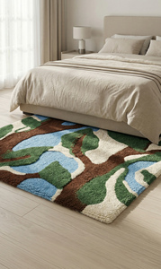 2026 New Design Modern Abstract High Pile <b>Hand</b> <b>Tufted</b> Area <b>Rugs</b> & Sets-Pet Friendly Eco Friendly Extra Thick - Product Image 3