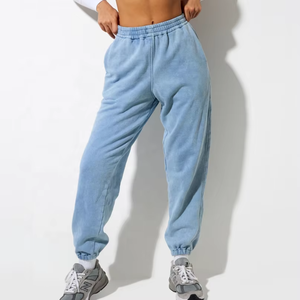 Chándal Ligero y Transpirable para Mujer con Lavado Ácido / Chándal Ligero de Algodón Personalizado para Mujer - Product Image 5