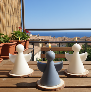 Vela Decorativa con Forma de Ángel – Decoración Minimalista para el Hogar y Vela de Regalo - Product Image 2