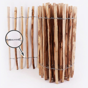 Eco-Friendly Wooden Garden Fence Panels 100cm Durable Outdoor Barrier Smooth Sanded Surface Custom Sizes Available - Product Image 1