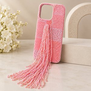 100% Best quality Beaded <b>Phone</b> Cover Embroidered Luxury <b>Mobile</b> Case Custom Pattern Stylish Handmade Seed Beads <b>Mobile</b> Cover - Product Image 1