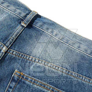 บริการ OEM ขายส่ง กางเกงยีนส์ขาสั้นผู้ชายแบบกำหนดเอง สินค้ามาใหม่ รับผลิตแบรนด์ส่วนตัว บริการ OEM สำหรับกางเกงยีนส์ขาสั้นผู้ชาย - Product Image 6