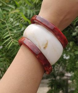 กำไลข้อมือพลาสติกรูปนางฟ้าแบบทำมือรักษ์โลกสำหรับฤดูร้อน  แหวนกำไลหนา  กำไลข้อมือหนาสำหรับผู้หญิง  ของขวัญวันวาเลนไทน์สุดฮิต - Product Image 2