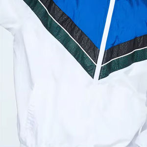 Survêtement de sport zippé pour homme, automne, grande taille, 100% coton, respirant, anti-plis, décontracté, design tendance - Product Image 6