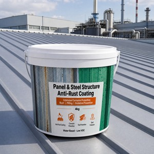 Semi Gloss Quick Dry Low VOC Anti Rust Protective Coating For Metal Panel 1K Color Finish Eco Friendly Industrial Steel Surface - Product Image 1