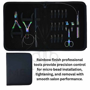All One Hair Extension Installation Removal <b>Tool</b> Kit Stainless Steel Hairdressing Accessories Premium Lightweight Professional - Product Image 5