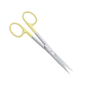 Ciseaux chirurgicaux de qualité supérieure, plaqués or, 5,5 pouces, TC, droits, professionnels, pour salle d'opération, prix avantageux - Product Image 3