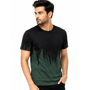 T-shirt en coton pour homme, tissu respirant et doux, manches courtes, personnalisation de la marque, fabrication OEM ODM, fournisseur d'usine, t-shirt en coton personnalisé pour homme - Product Image 2
