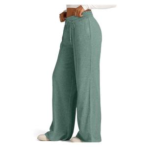 Pantalon de survêtement large pour femme, dernière collection, coupe décontractée, style yoga, évasé avec poches - Product Image 3