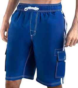 Shorts cargo décontractés taille mi-haute, grandes poches, longueur genou, fermeture à cordon, options multicolores, imperméables, service OEM - Product Image 5