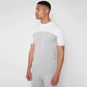 Ensemble t-shirt et short en coton rayé pour homme, vêtements décontractés d'été, respirant, blanc - Product Image 6