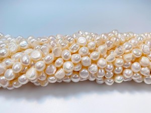 Perlas de agua dulce de alta calidad, perlas redondas tipo patata, perlas barrocas cultivadas naturales, cuentas de piedras preciosas para la fabricación de joyería al por mayor. - Product Image 3
