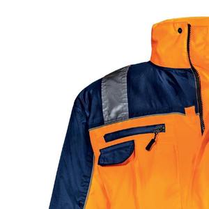 Hot Sale Customizable High Visibility <b>Canvas</b> Quilted Safety <b>Jacket</b> <b>for</b> <b>Men</b> New Design Flashing Reflective Clothing Featuring - Product Image 3