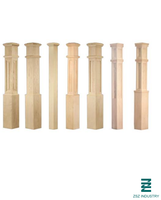 Directement meilleure vente Efs Newel Post en bois massif chêne blanc 4410 pour accessoires d'escalier pièces d'escalier pour tout escalier