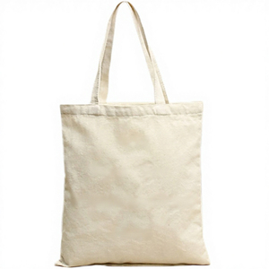 Sac fourre-tout en toile de coton personnalisé avec logo imprimé, écologique, recyclable, durable, pliable, à motif, fermeture ouverte - Product Image 2