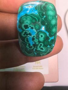 Lote de cabujones de piedra natural de crisocola y malaquita - Gemas al por mayor, lote de gemas a granel y joyería - Product Image 3