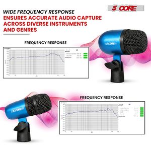 ชุดไมโครโฟนคอนเดนเซอร์แบบคาร์ดิออยด์ XLR สำหรับเครื่องดนตรีระดับมืออาชีพ รุ่น Conga Mic Snare Tom Set - Product Image 4