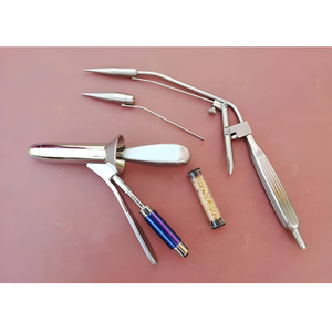 สายรัดดูดริดสีดวงทวารแบบใช้มือสเตนเลสสตีลของเยอรมันใช้ซ้ำได้พร้อมแถบยาง proctoscope - Product Image 1