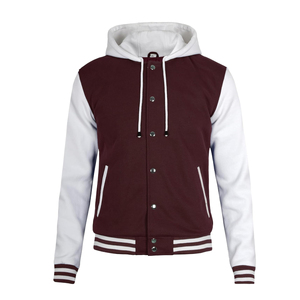 Trendy Custom Winter Varsity <b>Jacket</b> with Bold Premium Wool Leather Design Windproof & <b>Reversible</b> for Stylish Streetwear <b>Men</b> - Product Image 3
