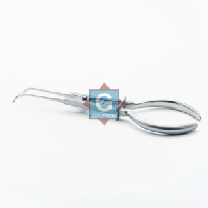 Pinces à diaphragme dentaire Brewer en caoutchouc, argentées, avec poignée ergonomique, 2 positions de mâchoire, certifiées CE, instrument manuel - Product Image 2