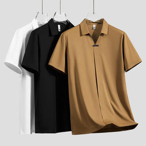 T-shirts pour hommes à manches courtes, coupe classique, de haute qualité, personnalisés OEM, écologiques, en coton 220g, fabrication en gros - Product Image 2