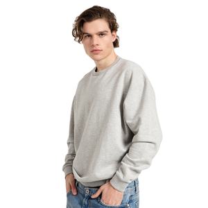 Sudadera lisa de gran tamaño para hombre, Jersey de algodón suave con cuello redondo informal de manga larga para hombre y mujer - Product Image 2