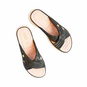 PU0510รองเท้ากีฬาทางการสีดำ - Product Image 1