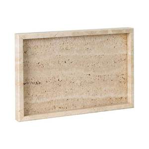 Simple Oval Shaped Marble <b>Tray</b> Decorative Travertine <b>Tray</b> <b>for</b> Home Bathroom Vanity and Modern <b>Decor</b> Luxury Marble <b>Tray</b> Perfume - Product Image 2