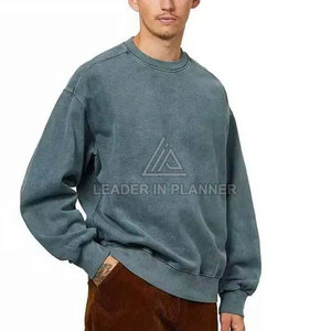 เสื้อสเวตเชิ้ตแบบย้อมสีเอซิดสีพื้นสำหรับฤดูหนาว เสื้อสเวตเชิ้ตแบบย้อมสีเอซิดแฟชั่น เสื้อสเวตเชิ้ตแบบย้อมสีเอซิดสำหรับใส่เป็นพื้นฐาน - Product Image 5