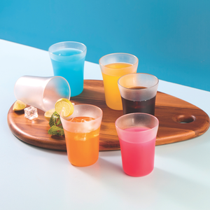 Elegant frosty glass tumbler stylish drinkware for refreshing beverages durable design perfect for home kitchen <b>bar</b> and everyday - Product Image 5