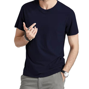 เสื้อยืดผู้ชายผ้าฝ้ายสลับเนื้อ 100% ระบายอากาศได้ดี สีพื้นเรียบ รับสกรีนโลโก้ สวมใส่สบายผิว ผลิตเสื้อยืดแบรนด์ส่วนตัว - Product Image 6