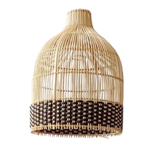 Lustre en rotin de bambou de qualité supérieure, lampe suspendue tissée pour projets de villas et d'hôtels - Product Image 3