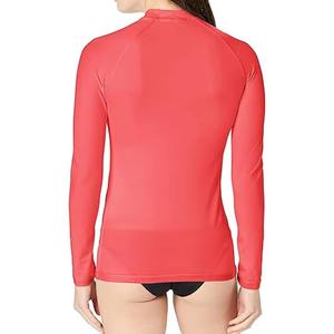 Camiseta de Manga Larga para Mujer con Protección Solar UPF 50+, Transpirable, de Secado Rápido, Compresión para Natación, Ecológica, OEM, Directo de Fábrica - Product Image 4