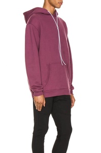Sweat à capuche personnalisé en molleton de coton brossé avec poche kangourou pour homme, épais, lourd, grande taille, coupe oversize, idéal pour l'hiver - Product Image 4