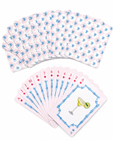 Jeu de cartes classique personnalisable et recyclable pour casino, avec logo animalier, livré avec boîte cadeau pour le divertissement familial