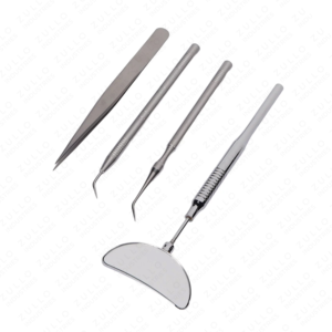 Professional Stainless Steel Eyelash Extension Tweezers Set with Mirror Custom Logo Lightweight Precision <b>Lash</b> Applicator <b>Kit</b> - Product Image 5