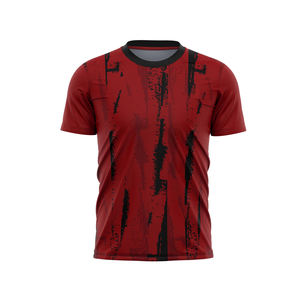 เสื้อแขนสั้นผู้ชาย ผ้าฟลีซ แห้งเร็ว เป็นมิตรกับสิ่งแวดล้อม ผ้าฝ้าย 100% กันยับ พิมพ์ลายแบบซับลิเมชั่น - Product Image 1