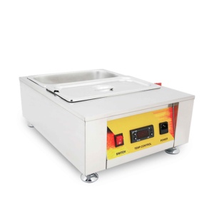 Machine de chauffe-chocolat de réservoir de fonte de <span class=keywords><strong>truffe</strong></span> d'acier inoxydable Machine de thermostat de chocolat noir et blanc de haute qualité - Product Image 3