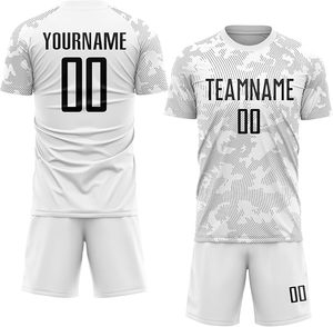 Ensemble d'uniformes de football personnalisés, maillot de football respirant à manches courtes, tenue d'équipe pour adultes, jeunes et enfants, kit sportif par sublimation - Product Image 4