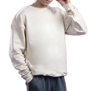 เสื้อสเวตเตอร์คอกลมแขนยาวผ้าฝ้าย100% สำหรับผู้หญิงเสื้อมีฮู้ดโอเวอร์ไซส์แบบลำลองสำหรับผู้หญิงใช้ได้ทั้งชายและหญิงรุ่นพื้นฐาน - Product Image 2