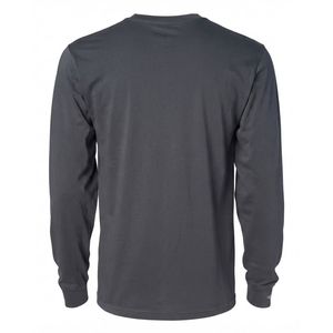 Camiseta de Manga Larga para Hombre, 180 GSM, Cuello Redondo, Algodón Premium, Ligera, Informal, Básica, para Uso Diario - Product Image 2