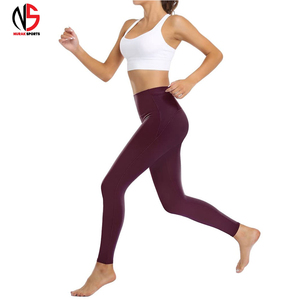 Best Selling Women Yoga <b>Legging</b> Set Solid <b>Pattern</b> Customizable Color & Logo Wholesale High Quality Water Resistant 2-Piece Set - Product Image 2