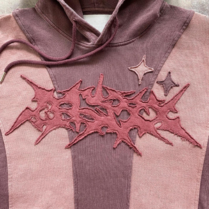 Conjunto Deportivo Personalizado de 2 Piezas para Mujer, Sudadera con Capucha y Cierre, Pantalones Deportivos Estampados, Alta Calidad, Venta al Por Mayor - Product Image 4