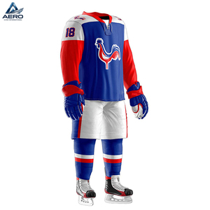 Venta al por Mayor de Camisetas de Hockey sobre Hielo Personalizadas y Pantalones Cortos a Juego, Nombre y Número del Equipo Personalizados - Ropa de Hockey de Calidad Profesional - Product Image 2