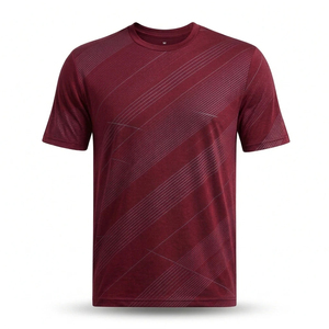 Camisetas Deportivas Casuales Transpirables Antiarrugas de Cuello Redondo y Manga Corta para Hombre, Venta al Por Mayor, Personalizadas - Product Image 4
